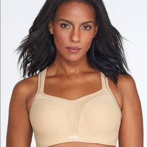 Panache Ultimate High Impact Sports Bra molded cups Size 36G Latte